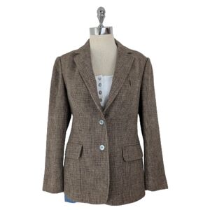 vintage 70's Evan-Picone structured tweed blazer